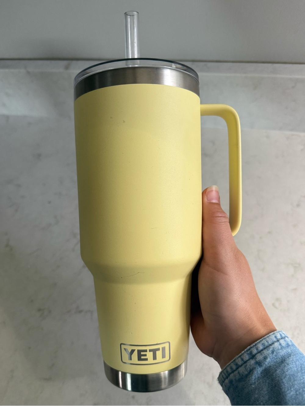 ☀️ Daybreak Yellow Yeti 42oz Straw Mug